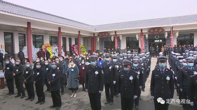 鞠躬尽瘁保民安 浩气长存铸警魂 我市举行罗精忠同志