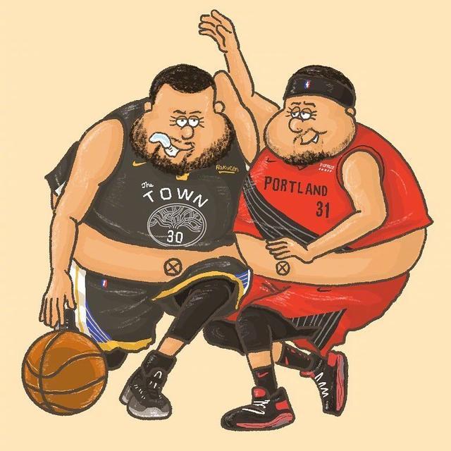 nba球星胖版卡通图片(第2波)