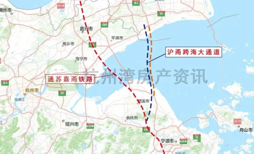 铁路通道谋划构建城际铁路,实现沪甬直连.