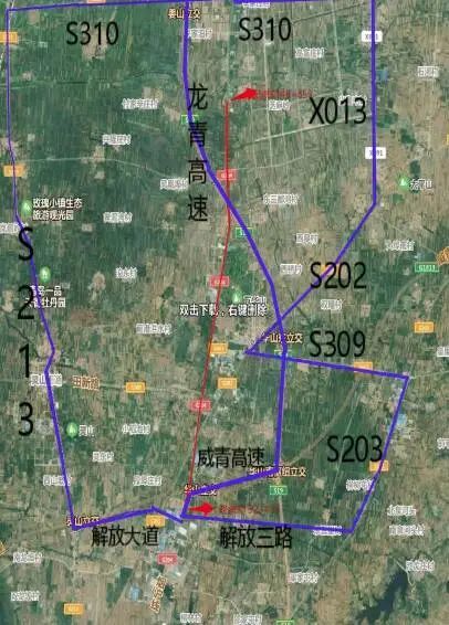 g204烟沪线莱西即墨界至威青高速大中修工程交通调流图g309青兰线跨