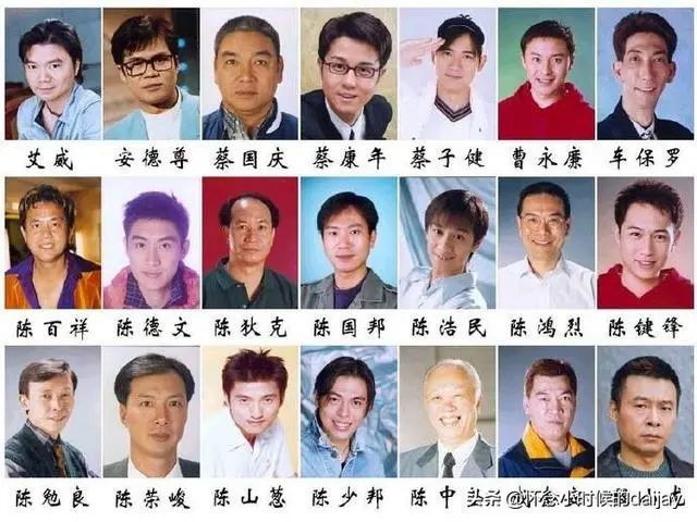 tvb的这些男演员,你是否都认识,还是都能叫出他们的名字