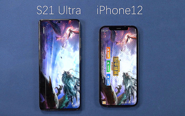 三星s21u对比iphone12反应速度:赢了软件,输了游戏!