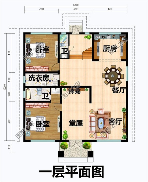 180平米左右自建房设计图造价经济实惠在农村太受欢迎了