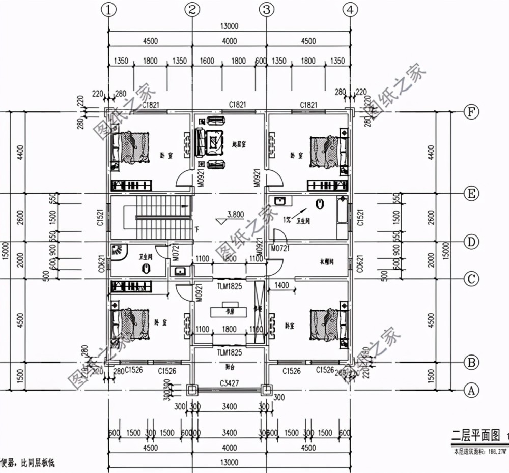 180平米左右自建房设计图造价经济实惠在农村太受欢迎了