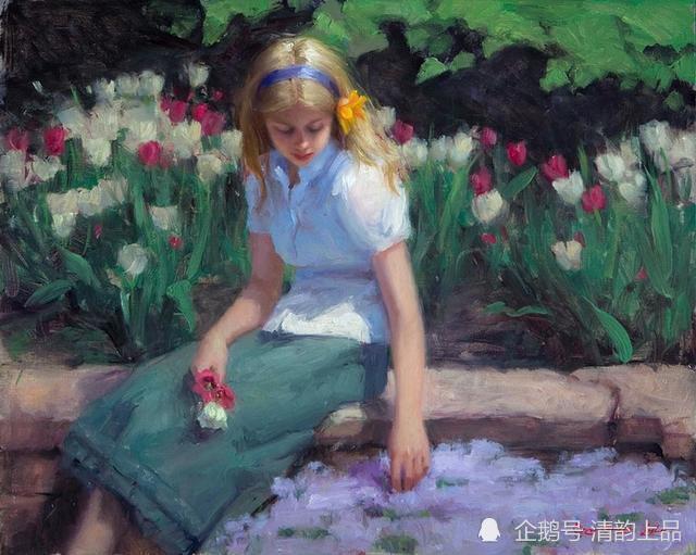 美国画家人物油画作品欣赏