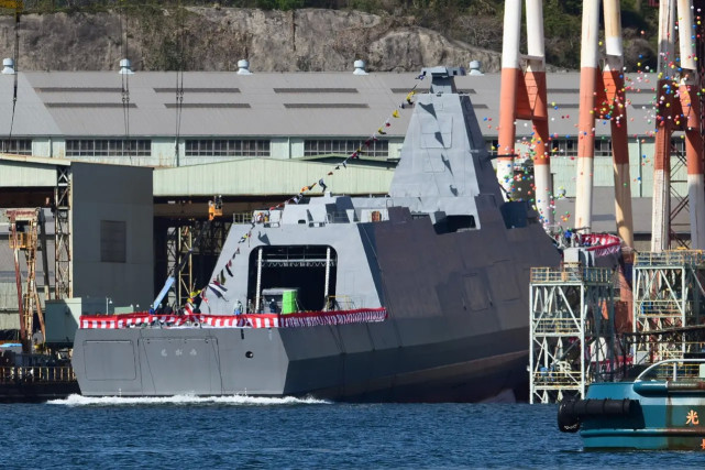日本最上号护卫舰下水,多功能似美濒海战斗舰,这次恐
