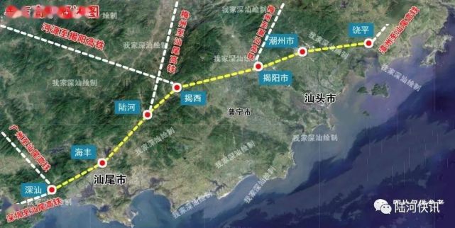 高铁陆河北站地图出来了