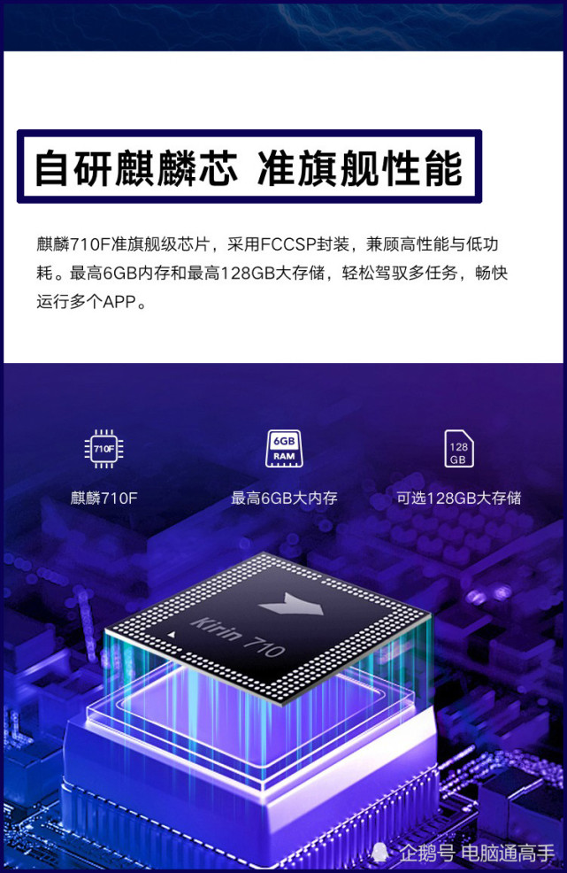 play3采用八核心麒麟710f低功耗cpu
