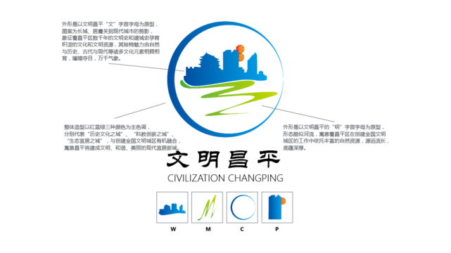 美丽昌平 文明有我!创城主题logo和吉祥物由您投票来定