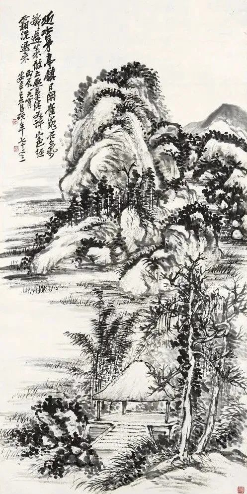 吴昌硕 山水