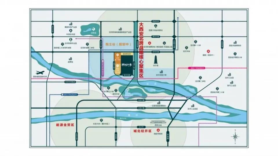 新房地图泾河新城3盘齐发沣东沣西仍是西咸主战场