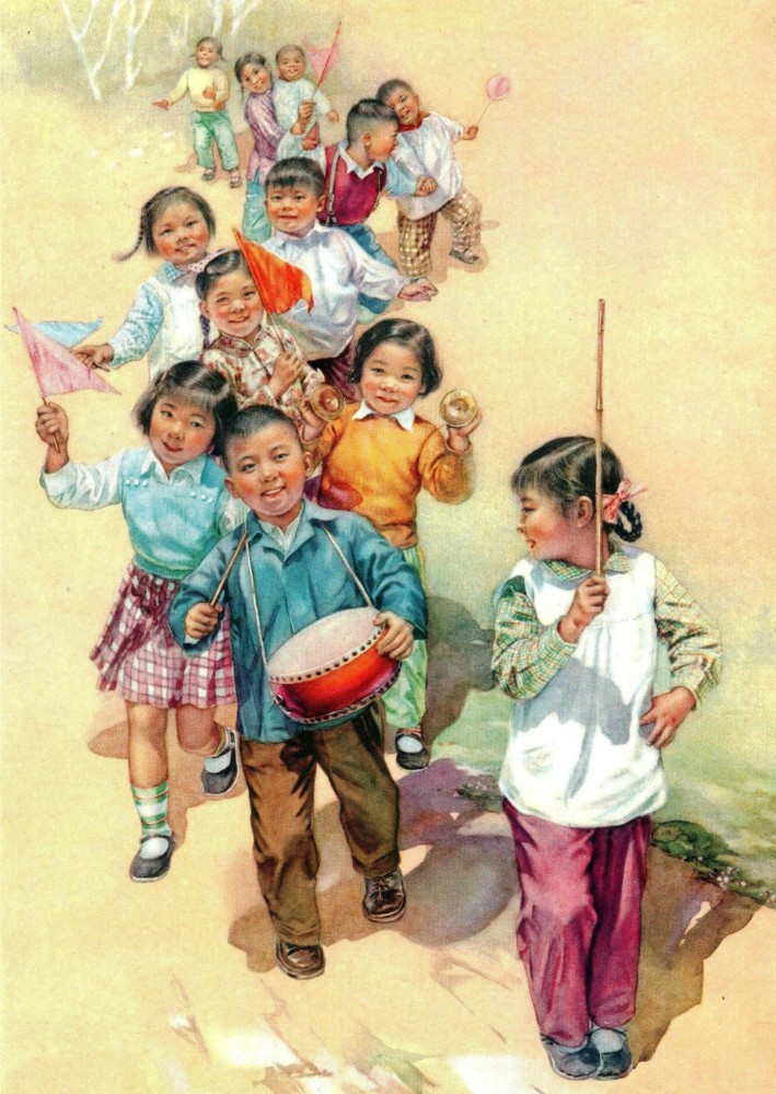 怀旧年画,新中国50年代!