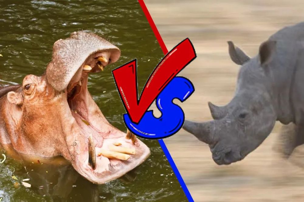 河马vs犀牛——陆地巨兽大对决