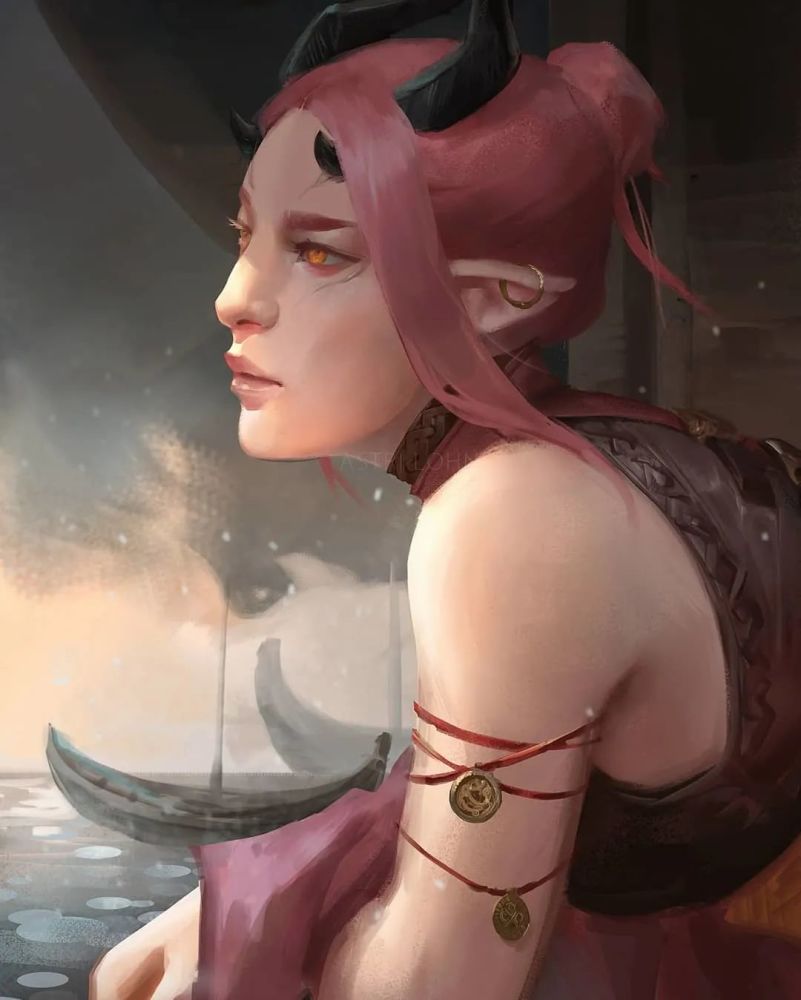 插画师|挪威原画师astri lohne