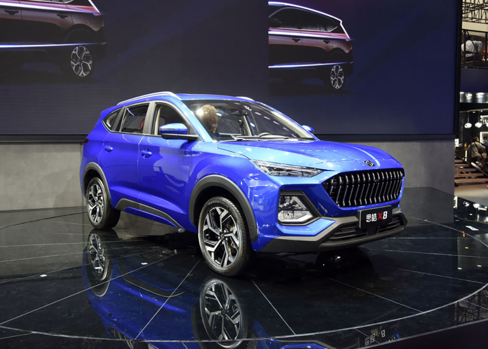 中型suv也纳入到思皓的车型类别,x8上市,8.98万起