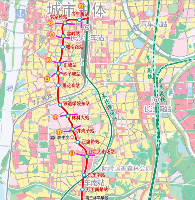 长沙地铁7号线建设坎坷终于批复投资约175亿建设期5年