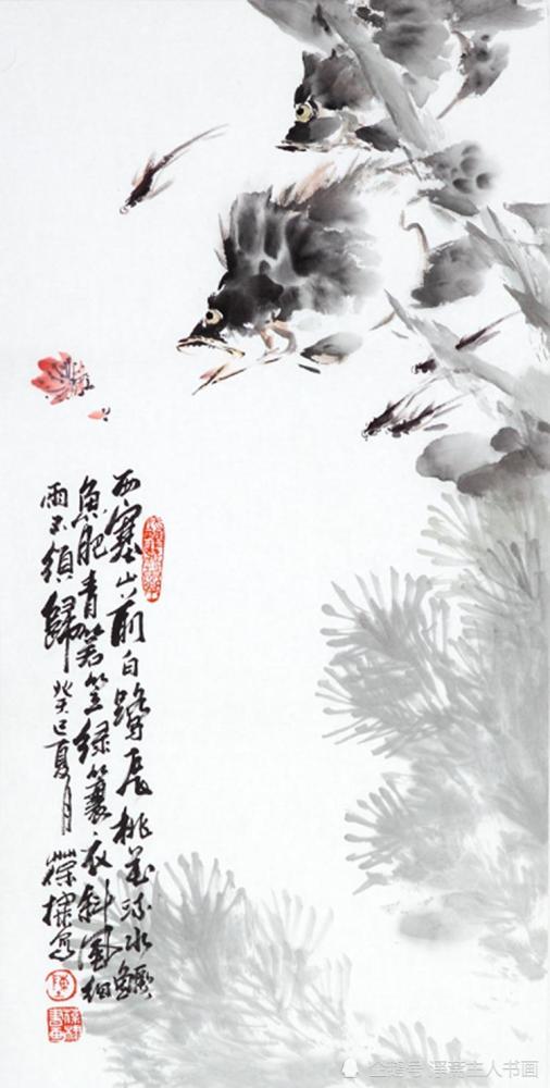 鳜鱼国画图片集