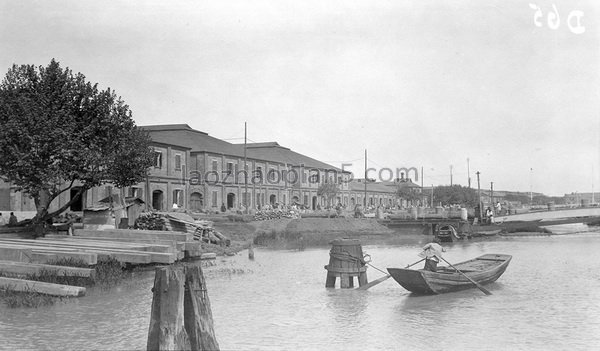 1906-1940年上海浦东老照片 昔日的华通码头