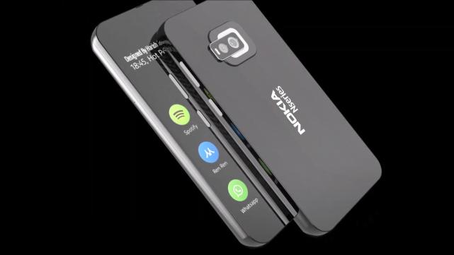 诺基亚n97概念机,滑盖机身内外双屏,看起来比iphone12