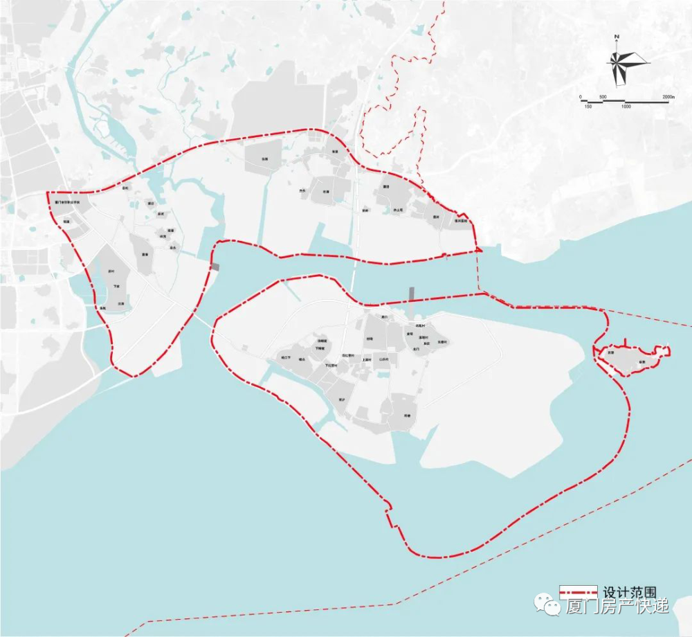 包括进出厦门新机场重要交通通道(机场大道,溪东路,机场高速路)沿线