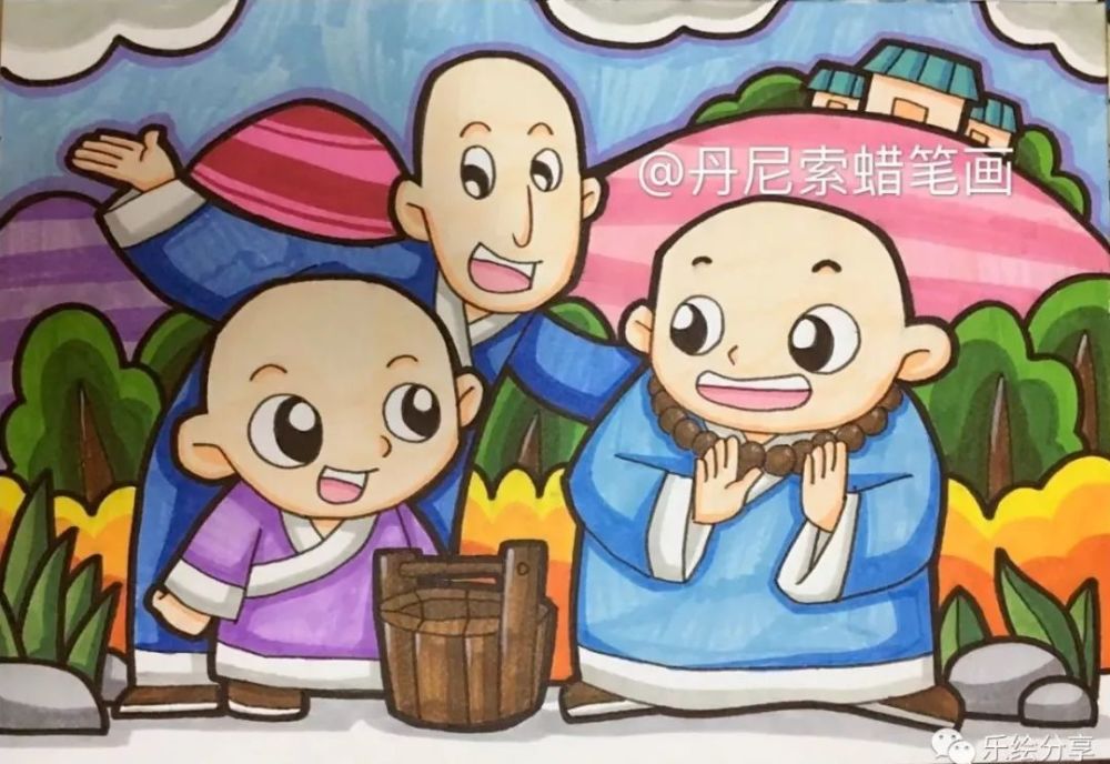 素材分享丹尼索儿童画素材参考喜欢马克笔的你不容错过