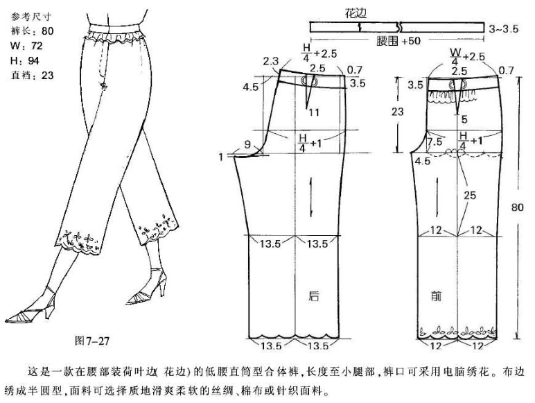 服装设计|50款女裤版型纸样分享!女裤款式合集!