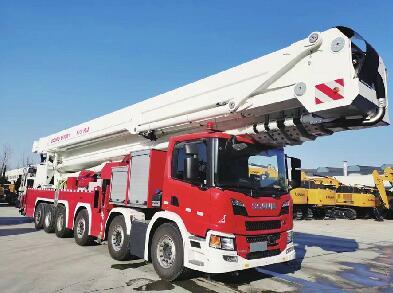 全球最高!101米登高平台消防车即将在济执勤