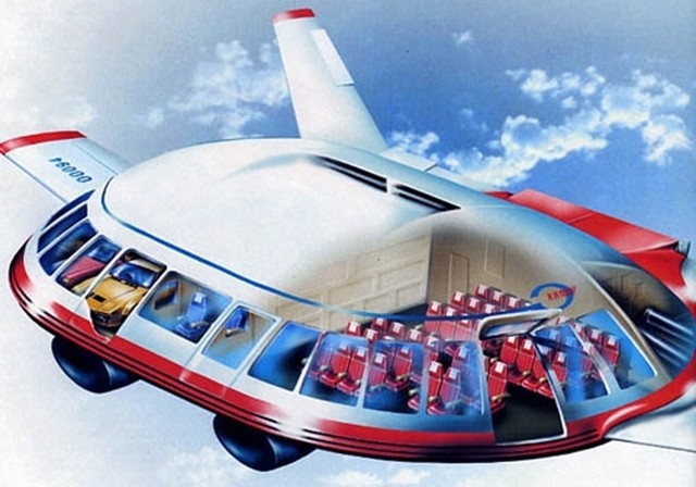 苏联时代的"飞碟",ekip地效飞行器,预计可搭乘一千人