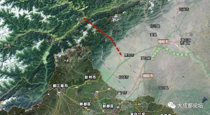 汶川大地震重建工程绵茂公路被人称为中国10大最难修的公路