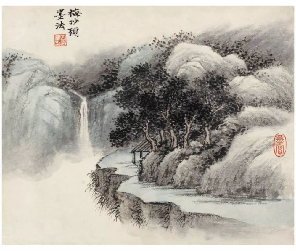 吴湖帆:山水画设色风格