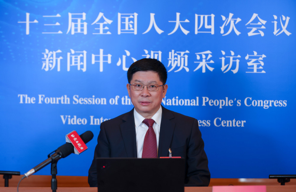 十三届全国人大四次会议北京代表团举行媒体视频连线采访,雷军,赵春雷