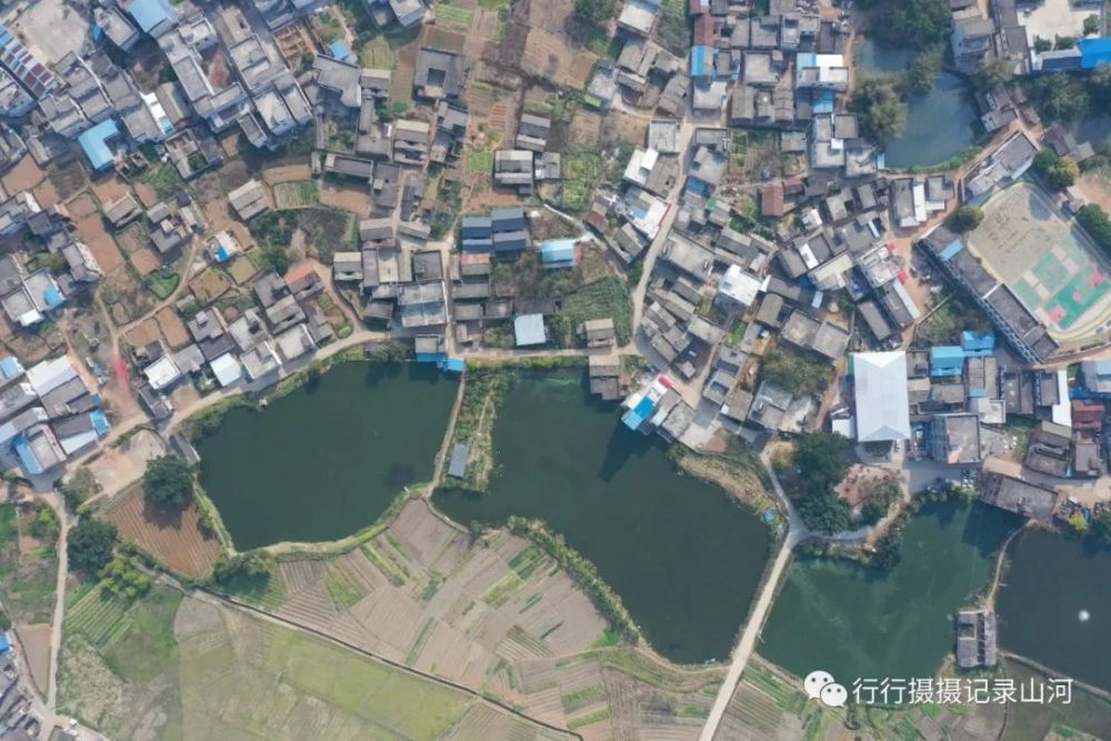 广西宾阳县宾州镇展志村委(大阮)十二村航拍照片
