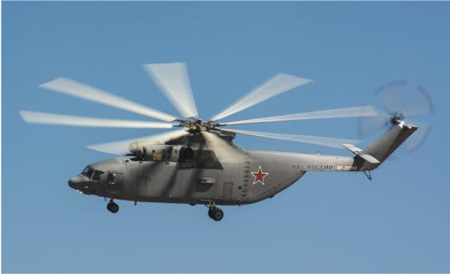 米12虽未投入实际的生产和装备但它是苏联研制的最大和最重的直升机