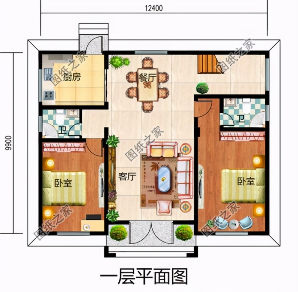 新农村自建房设计图,最新三款图纸,赶快收藏图纸回家盖房子去