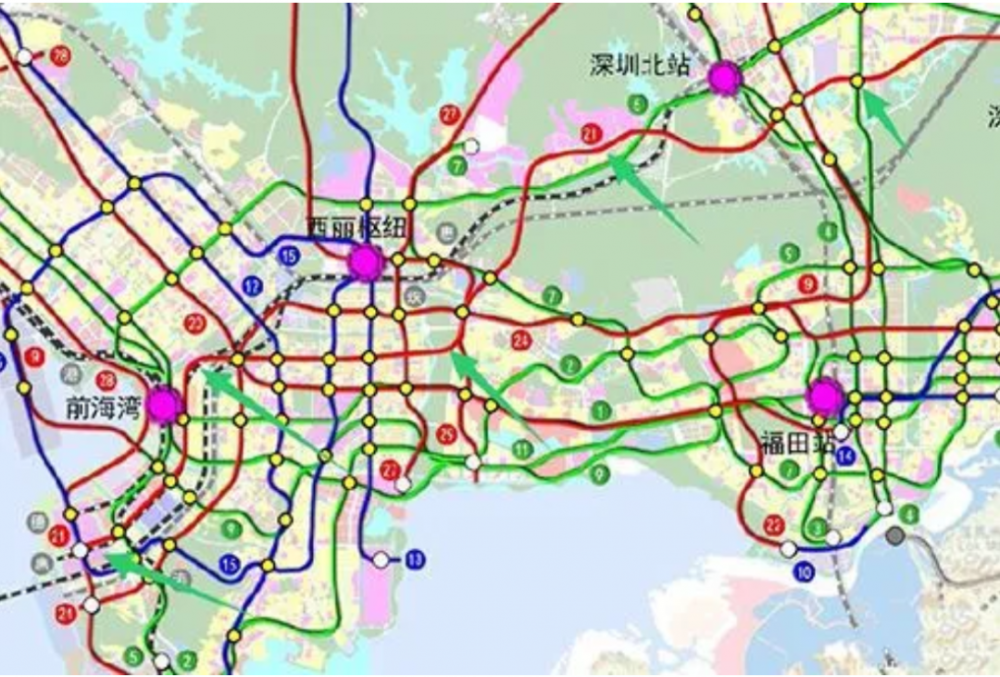 收藏深圳地铁5期线路曝光10条地铁9个地铁新盘整理好了