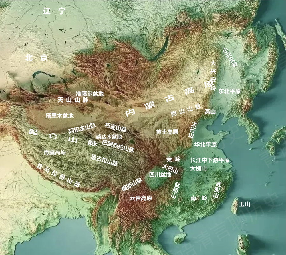 从一张3d地图,看中国浩荡历史