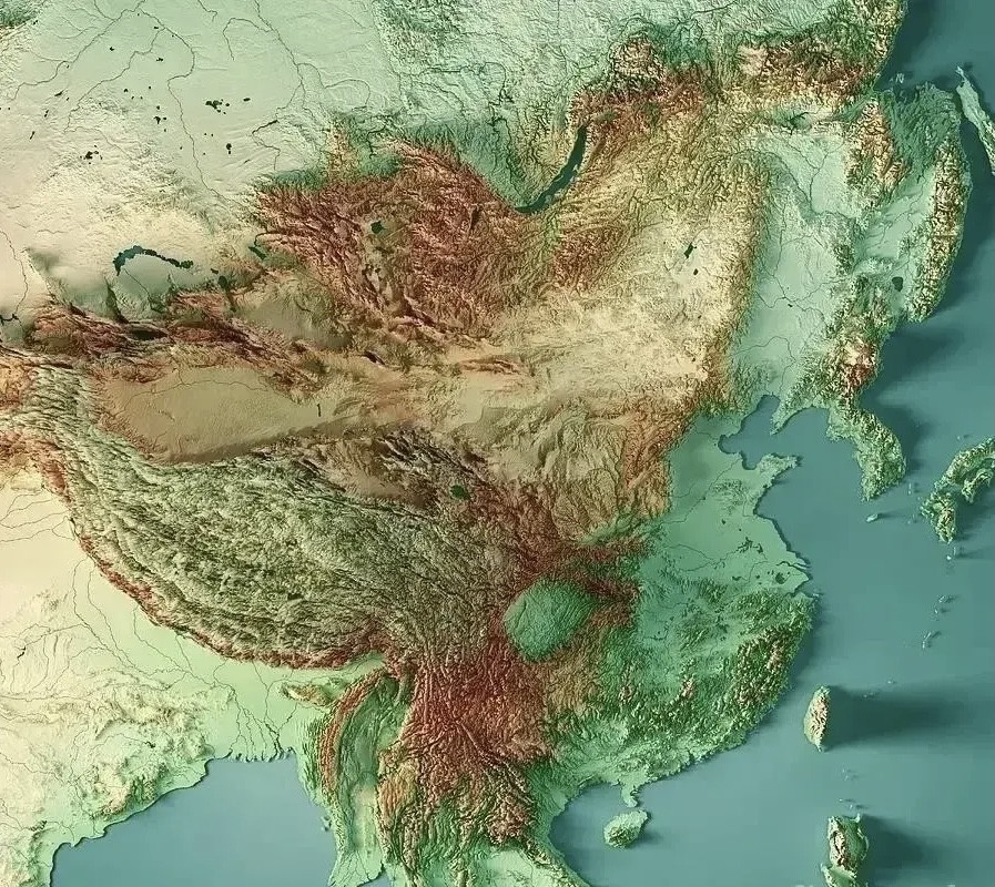 从一张3d地图,看中国浩荡历史