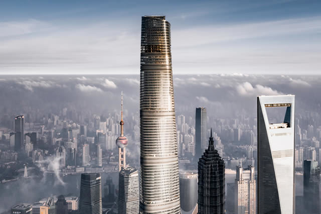 上海高楼高度最新排名 第一比第二高一百多米