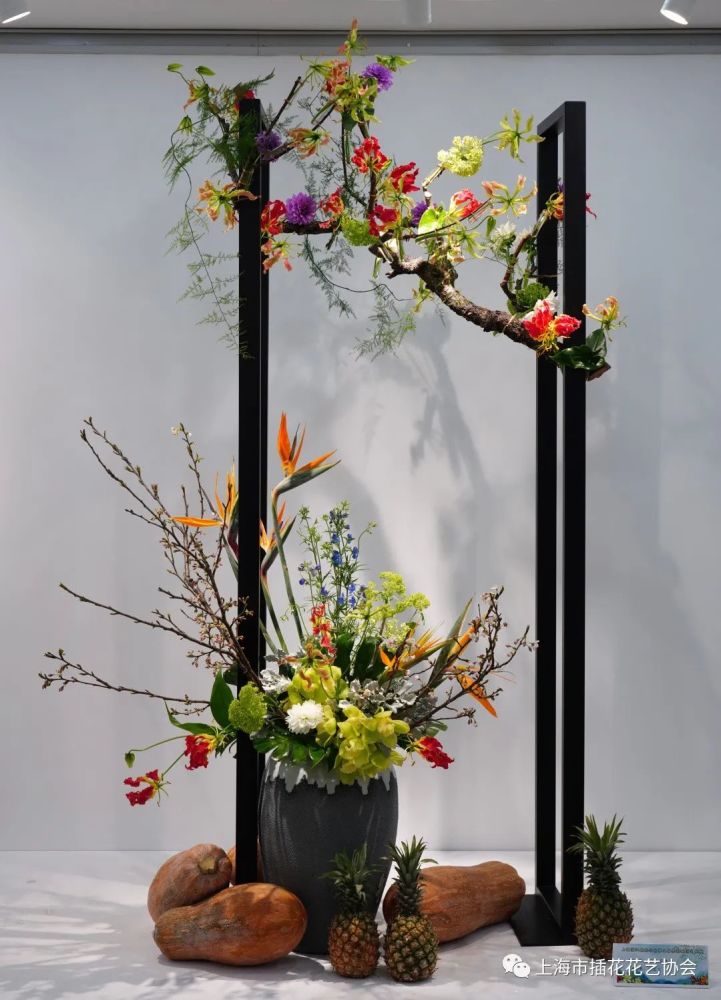 云赏第八届果蔬插花展优秀作品,展出只剩1周时间咯_腾讯新闻