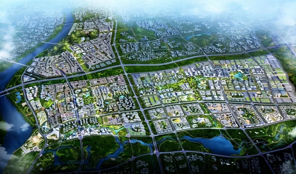 根据设计草案,产城融合示范区位于金堂县,成都"东进"区域淮州新城