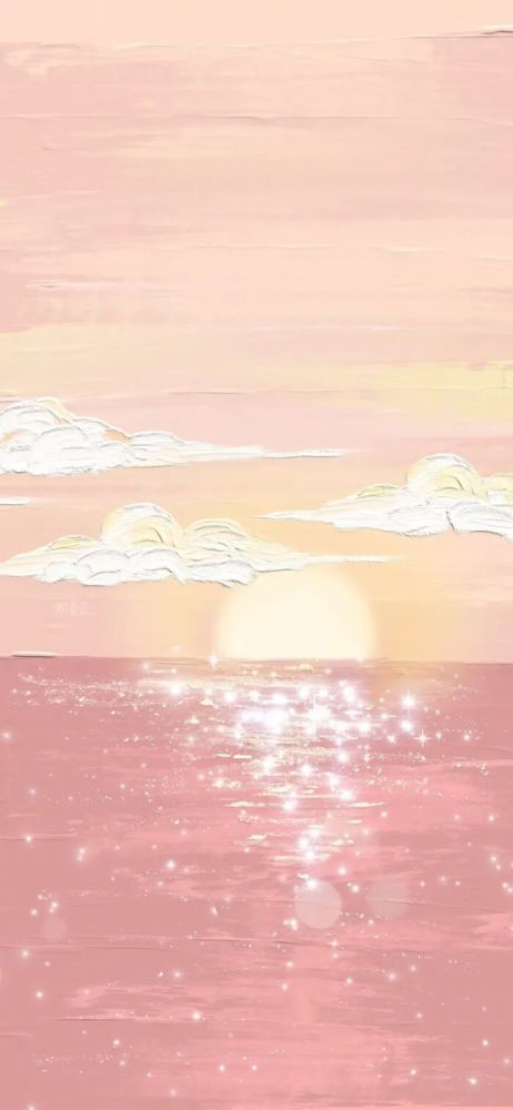 手机壁纸丨唯美梦幻油画壁纸,天空大海风景壁纸