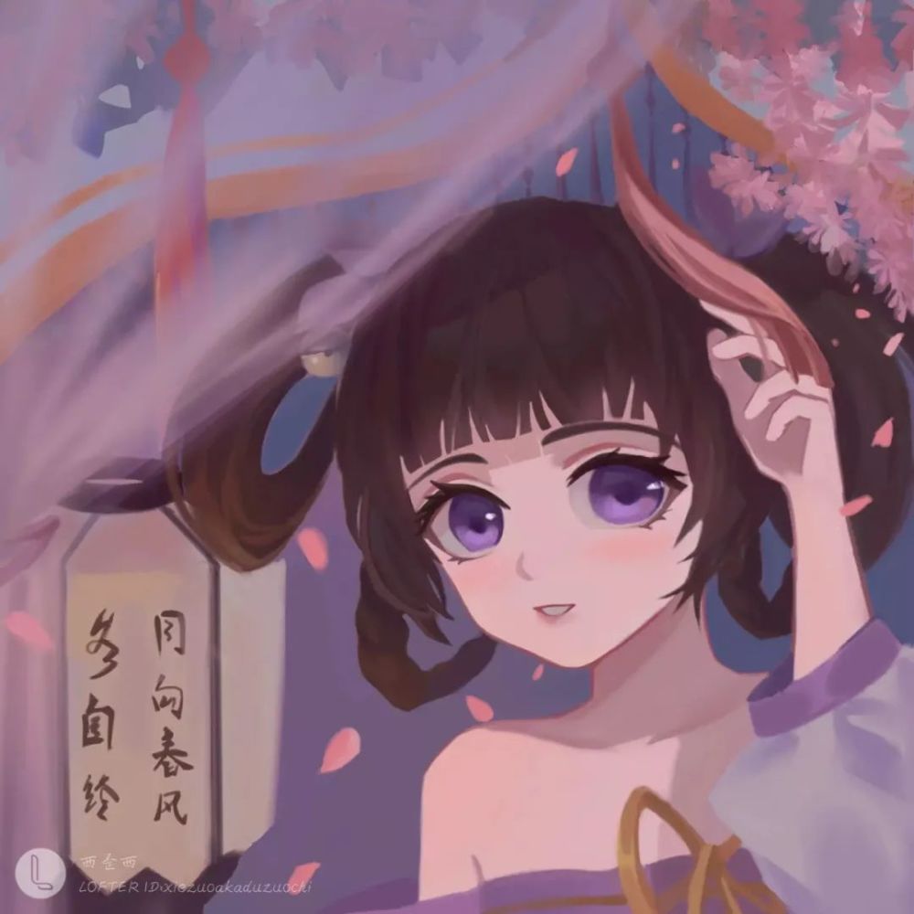 小乔丁香结同人壁纸头像王者荣耀一