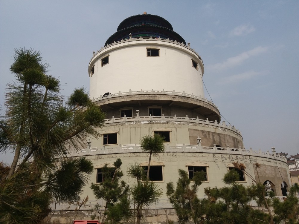 河北邯郸永年佛山景区一处未建完成的景点