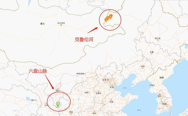六盘山和克鲁伦河大致位置自那之后,成吉思汗真身所在的陵墓位置,就