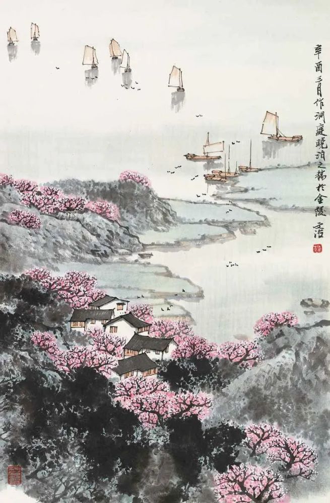 三月,赏画家笔下的江南春色图!