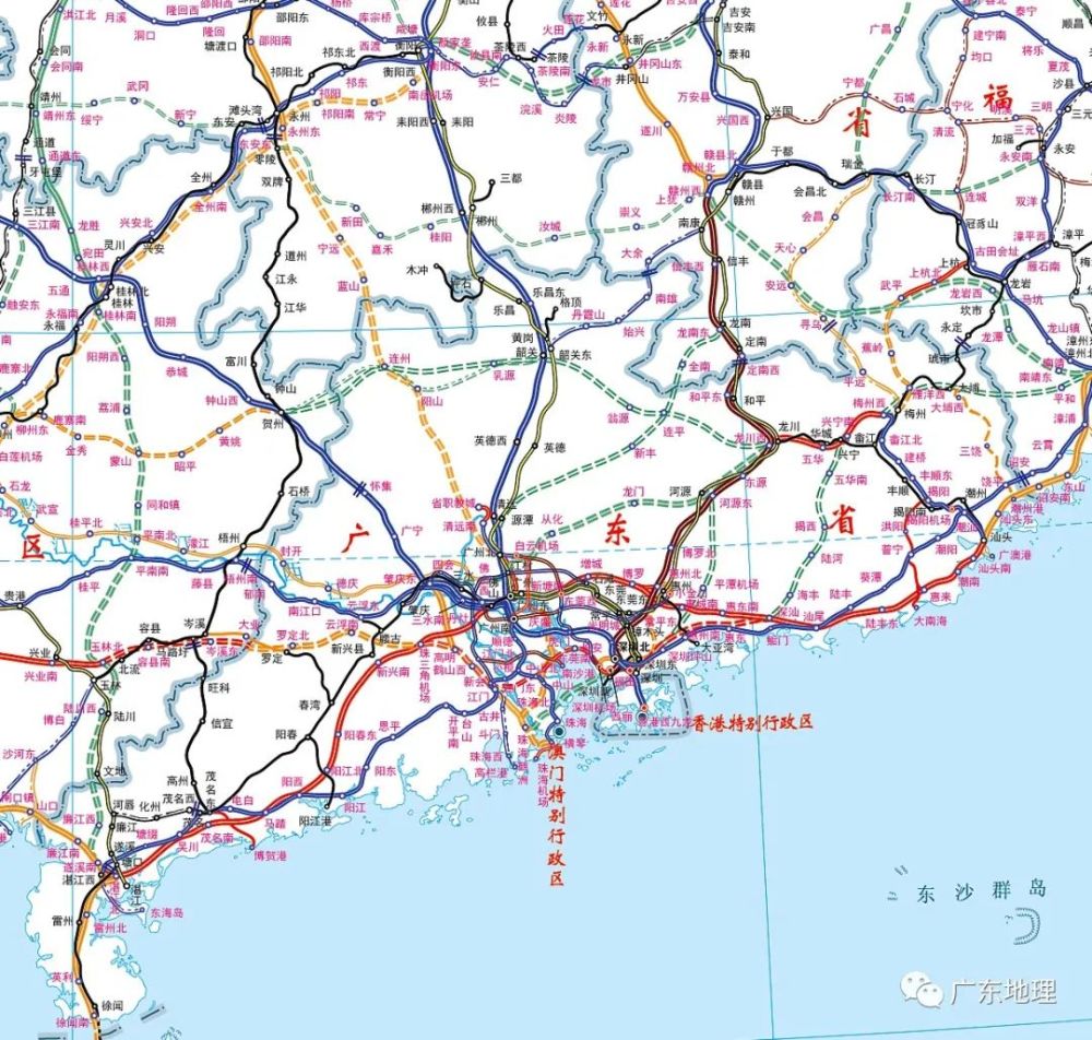 广东省2021-2025年铁路建设计划曝光,速看