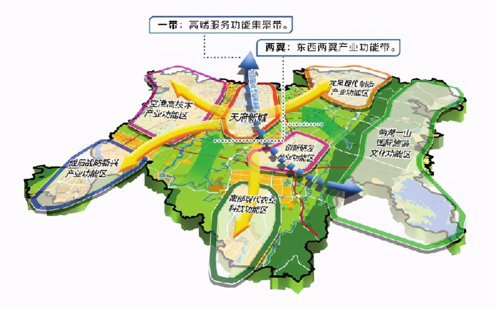 天府新区南北方案为什么是南部方案胜出成都城市命运的转折点