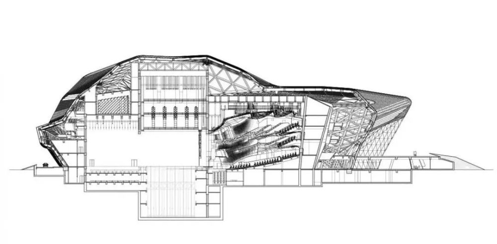 建筑|广州大剧院——珠江边上黑白灰色调的"圆润双砾"