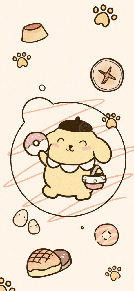 动漫壁纸|布丁狗壁纸合集(45张)三丽鸥pom pom purin