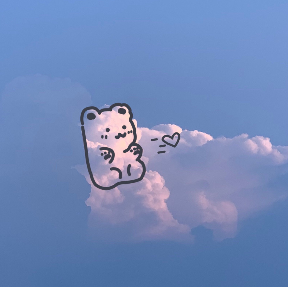 可爱的卡通微信朋友圈背景图,心动了没